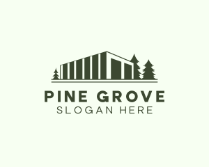 Pine Tree Warehouse  logo design