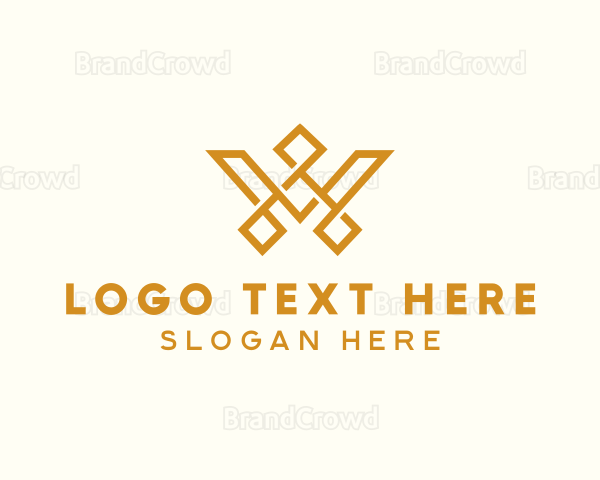 Business Company Letter W Logo