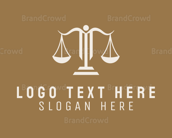 Law Firm Justice Scale Logo