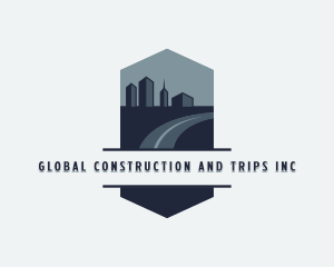 City Building Road Trip logo design