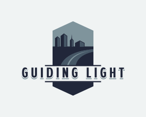 City Building Road Trip logo design