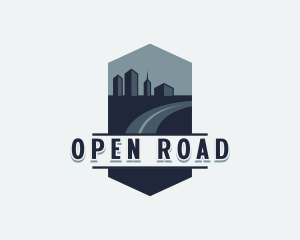 City Building Road Trip logo design