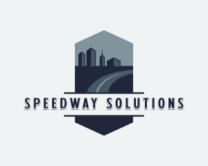 Roadway - City Building Road Trip logo design