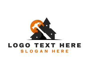 Construction - Hammer House Builder Carpentry logo design