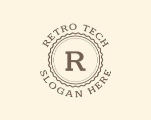 Retro Stamp Boutique logo design