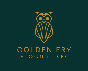 Golden Owl Agency logo design