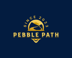 Mountain Travel Path logo design