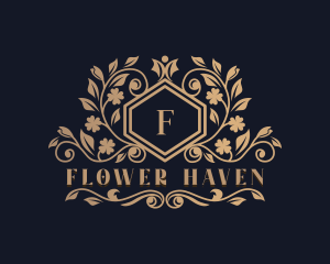 Flower Wedding Florist logo design