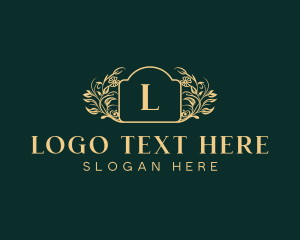 Luxury - Luxury Floral Wedding logo design