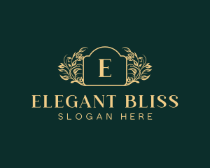 Luxury Floral Wedding Logo