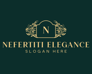 Luxury Floral Wedding logo design