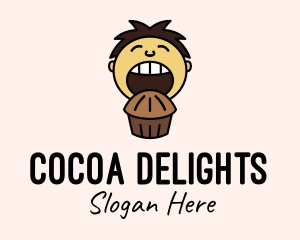 Chocolate Muffin Boy logo design