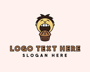 Chocolate Muffin Boy logo design