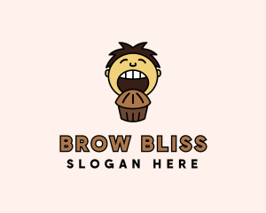 Chocolate Muffin Boy logo design