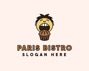 Chocolate Muffin Boy logo design