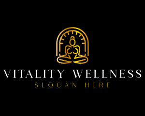 Yoga Meditation Wellness logo design