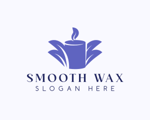 Wax - Candle Light Wax logo design