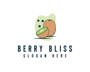 Kiwi Vitamin Fruit logo design