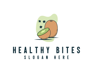 Nutritious - Kiwi Vitamin Fruit logo design
