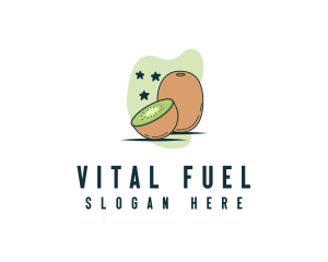 Nutritious - Kiwi Vitamin Fruit logo design
