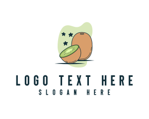 Kiwi - Kiwi Vitamin Fruit logo design