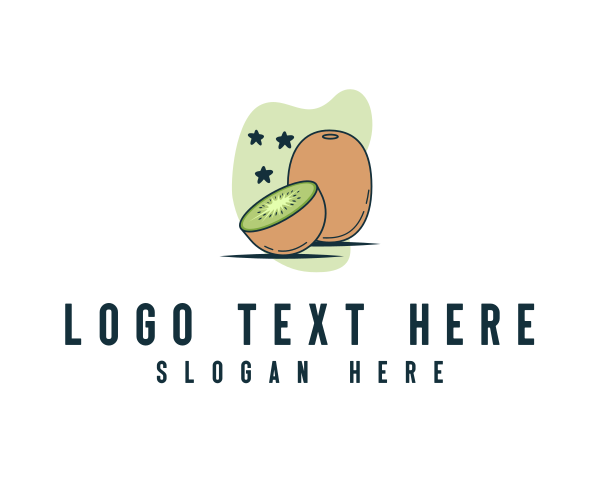 Vitamin - Kiwi Vitamin Fruit logo design