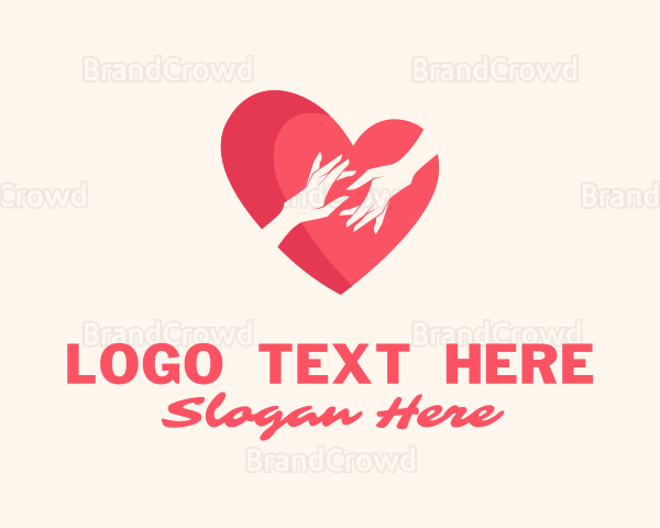 Heart Hands Support Logo