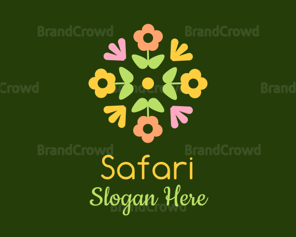 Colorful Flower Arrangement Logo