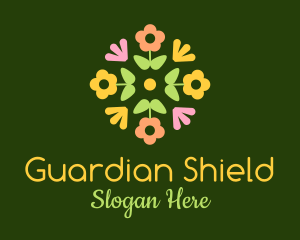 Colorful Flower Arrangement Logo