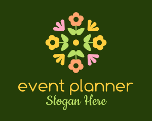 Colorful Flower Arrangement Logo