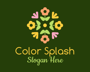 Colorful Flower Arrangement logo design