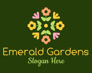 Colorful Flower Arrangement logo design