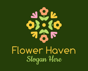 Colorful Flower Arrangement logo design