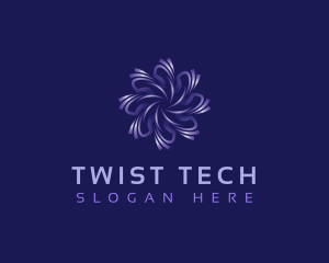 Twist - Radial AI Technology logo design