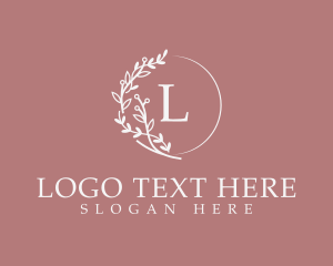 Florist - Elegant Swirl Lettermark logo design