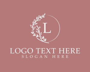 Aesthetic - Elegant Swirl Lettermark logo design