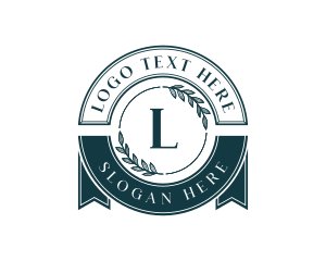 Souvenir - Leaf Ribbon Boutique logo design