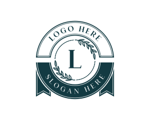 Boutique - Leaf Ribbon Boutique logo design