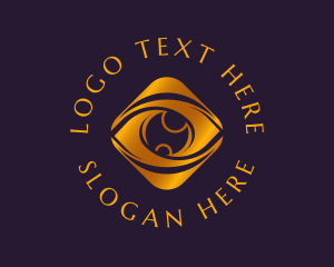 Vision - Golden Optic Vision Eye logo design