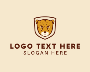 Leopard - Wildcat Cheetah Safari logo design