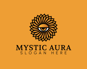 Mystic Eye Flower logo design