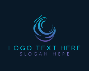Abstract - Abstract Marine Wave logo design