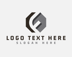 Geometric - Business Industrial Letter F logo design