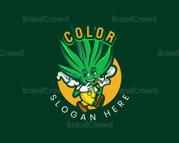 Cannabis Weed Leaf Logo