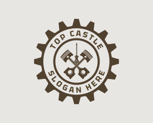 Mechanical - Mechanic Automotive Piston logo design