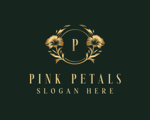 Flower Floral Wreath logo design