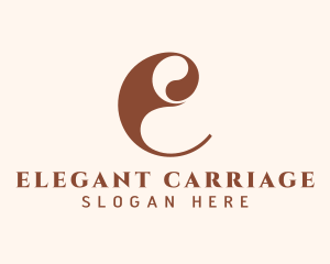 Elegant Letter E logo design