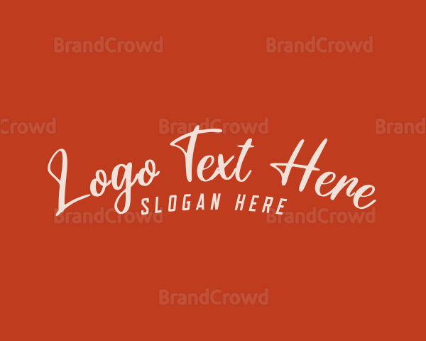 Quirky Business Wordmark Logo