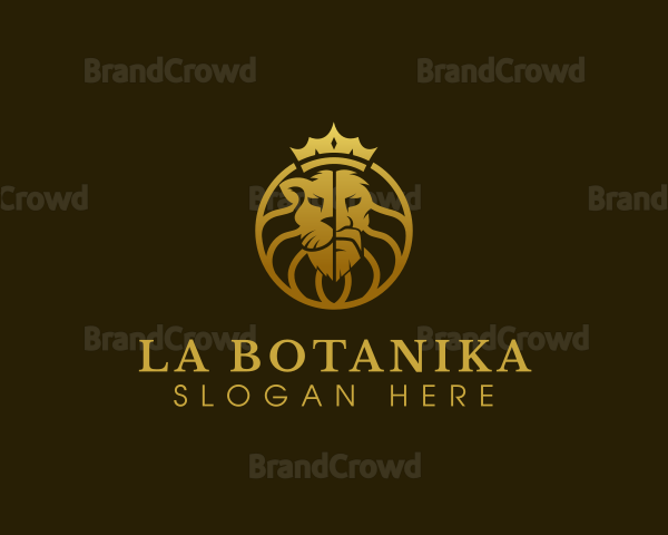 Lion Crown King Logo