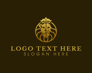 Regal - Lion Crown King logo design